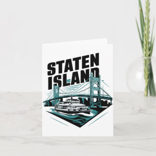Staten Island New York Fähre Karte