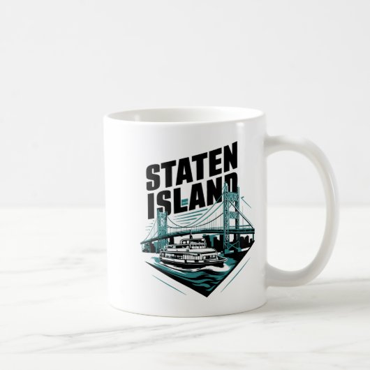 Staten Island New York Ferry _1 Kaffeetasse (Rechts)