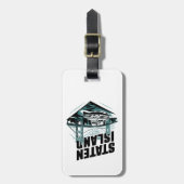 Staten Island New York Ferry Gepäckanhänger (Vorderseite vertikal)