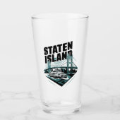 Staten Island New York Ferry Glas (Vorderseite)