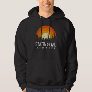 Staten Island New York NY Retro Vintage 80er 90er Hoodie