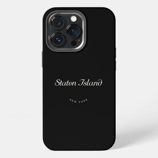 Staten Island NY iPhone Hülle (Hinten)