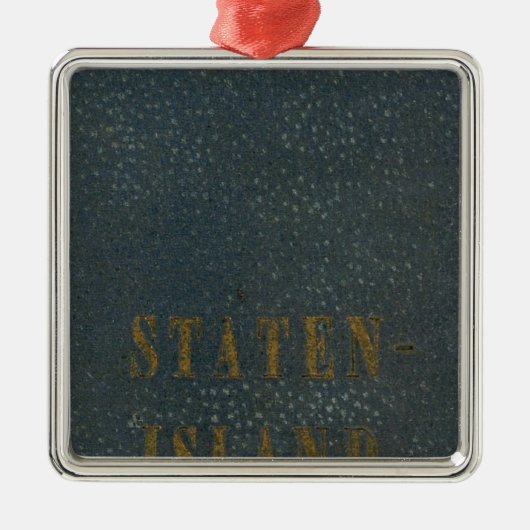 Staten Island Ornament Aus Metall (Vorne)