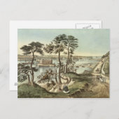 Staten Island und die Narrows von Fort Hamilton Postkarte (Vorne/Hinten)