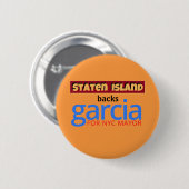 Staten Island unterstützt Kathryn Garcia für NYC M Button (Vorne & Hinten)