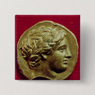 Stater von König Philip-II von Mazedonien Button