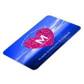 Stateroom Domarker Honeymoon Cruise Pink Heart Magnet (Linke Seite)