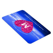 Stateroom Domarker Honeymoon Cruise Pink Heart Magnet (Rechte Seite)