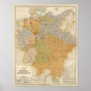States of the Late Germanic Confederation Poster