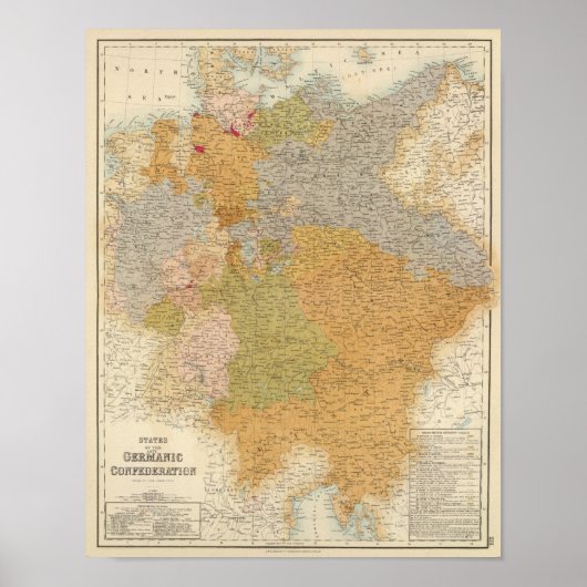 States of the Late Germanic Confederation Poster (Vorne)