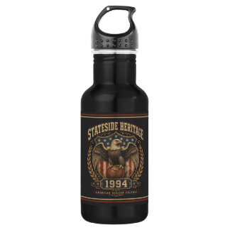 Stateside Heritage 1994 Vintage Amerikanischer Fuß Edelstahlflasche