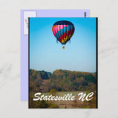 Statesville NC Postkarte (Vorne/Hinten)