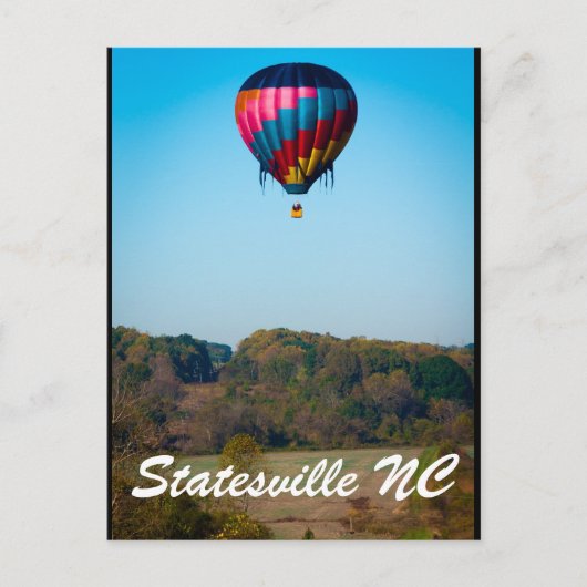 Statesville NC Postkarte (Vorderseite)