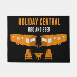 Static Caravan Zuhause Gift Fußmatte