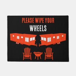 Static Caravan Zuhause Gift Fußmatte