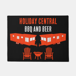 Static Caravan Zuhause Gift Fußmatte