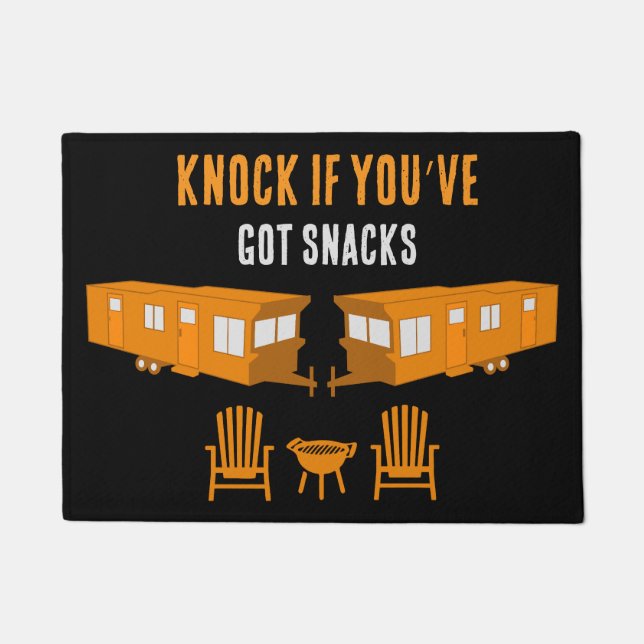 Static Caravan Zuhause Gift Fußmatte (Vorderseite)