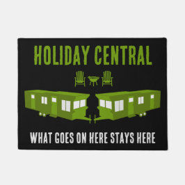 Static Caravan Zuhause Gift Fußmatte