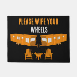 Static Caravan Zuhause Gift Fußmatte