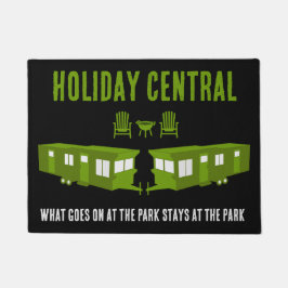 Static Caravan Zuhause Gift Fußmatte