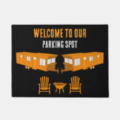 Static Caravan Zuhause Gift Fußmatte (Vorderseite)