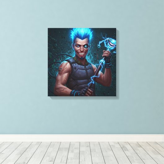 Static Jester Leinwanddruck (Insitu (Holzboden))