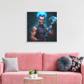 Static Jester Leinwanddruck (Insitu (Wohnzimmer))