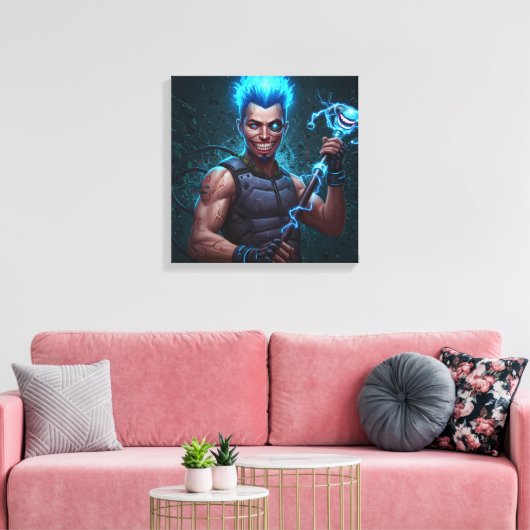 Static Jester Leinwanddruck (Insitu (Wohnzimmer))