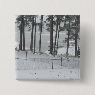 'Static Snow'-Metallknopf Button