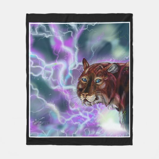 Static Storm Lighting Saber Fleecedecke (Vorderseite)