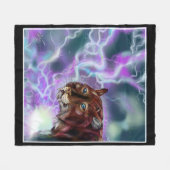 Static Storm Lighting Saber Fleecedecke (Vorderseite (Horizontal))
