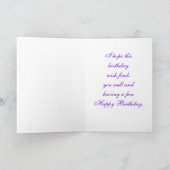 Statice Birthday anpassen Karte (Innenseite)