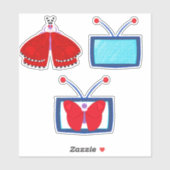 StaticMoth Aufkleber (Blatt)