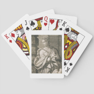 Statilia Messalina dritte Ehefrau von Nero (Gravur Spielkarten