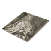 Statilia Messalina dritte Ehefrau von Nero (Stich) Fliese (Seite)