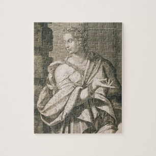Statilia Messalina dritte Ehefrau von Nero (Stich) Puzzle