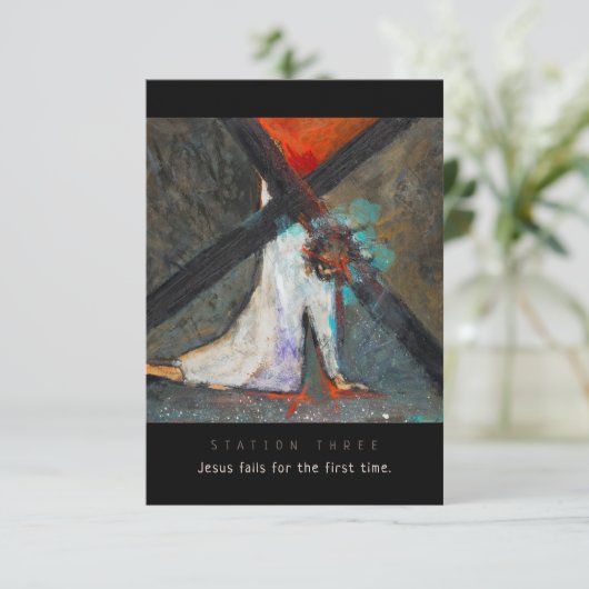 Station 3, Jesus fällt #1 (Stehend Vorderseite)