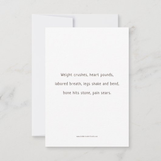 Station 3, Jesus fällt #1 (Rückseite)