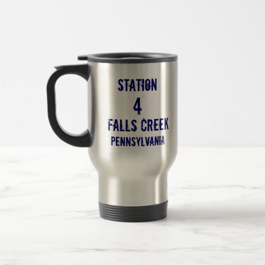 Station, 4, fällt Nebenfluss, Pennsylvania, Reisebecher (Links)