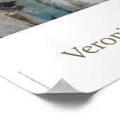 Station 6: Veronica wischt das Gesicht von Jesus a Poster (Ecke)