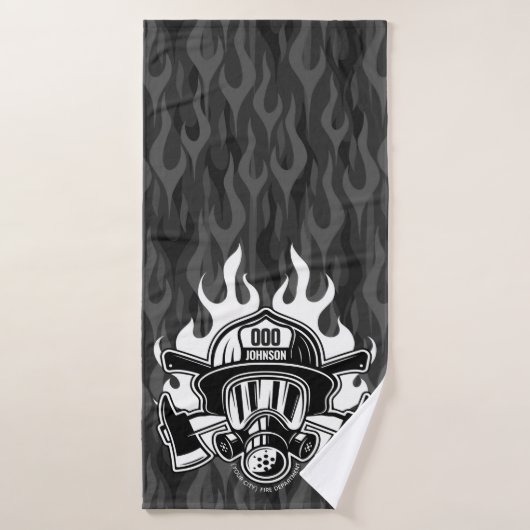 Station der Abteilung Feuerwehr Badhandtuch Set (Badehandtuch)