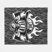 Station der Abteilung Feuerwehr Fleecedecke (Vorderseite (Horizontal))