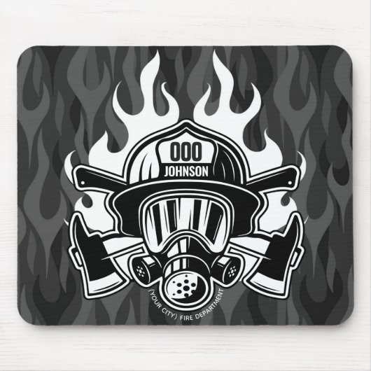 Station der Abteilung Feuerwehr Mousepad (Vorne)