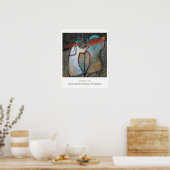 Station Five: Jesus trifft Simon von Cyrol Poster. Poster (Küche)