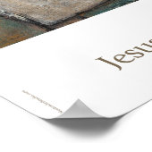 Station Five: Jesus trifft Simon von Cyrol Poster. Poster (Ecke)