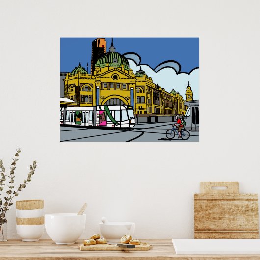 Station Flinders Street Poster (Küche)