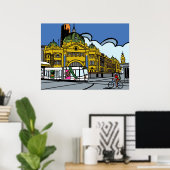 Station Flinders Street Poster (Heimbüro)