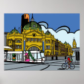 Station Flinders Street Poster (Vorne)