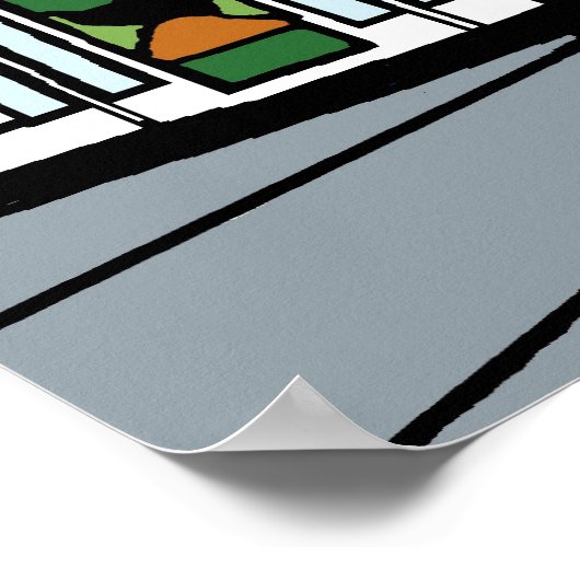 Station Flinders Street Poster (Ecke)