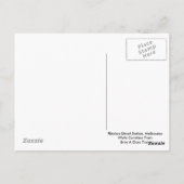 Station Flinders Street Postkarte (Rückseite)